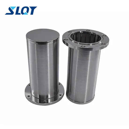 316L Stainless Steel Metal Wedge Wire Screen Filter Tube Flange Interface Solvent Rich and Poor Liquid Filter Resin Trap 