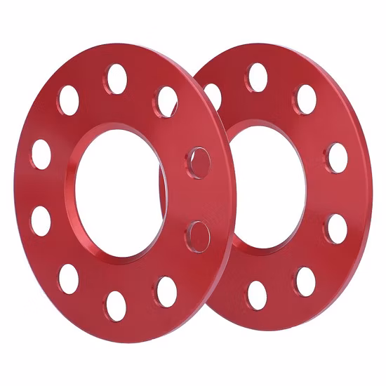 Red Aluminum Hubcentric Wheel Spacers Kit for Honda and Acura