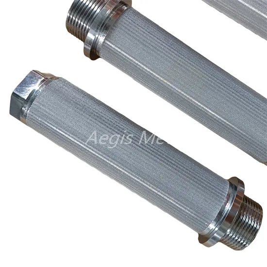 75 Micron 50 20 10 5 1um 316L Stainless Steel 5 Layer Sintered Wire Mesh Solvent Trap 